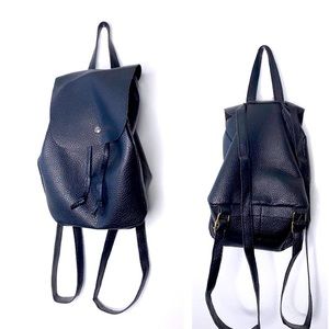Mini Pleather Backpack /Purse